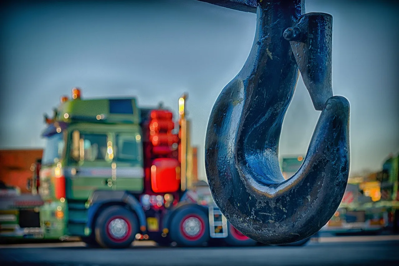 hook, crane, close up, detail, second hand, load, to lift, construction machinery, truck, vehicle, one, heavy transport, power, technology, hang, drag, towing, hook, crane, crane, crane, crane, crane, truck, truck, truck, towing, towing, towing, towing. Designing towing company service packages in 2027